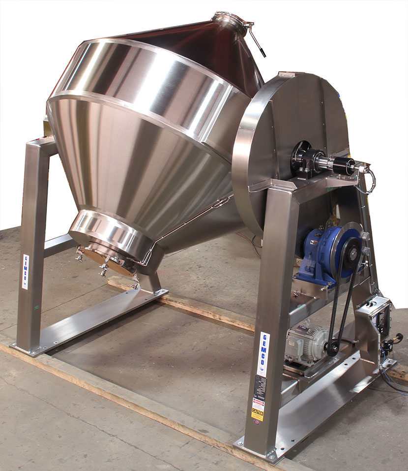 double cone industrial mixers and blenders