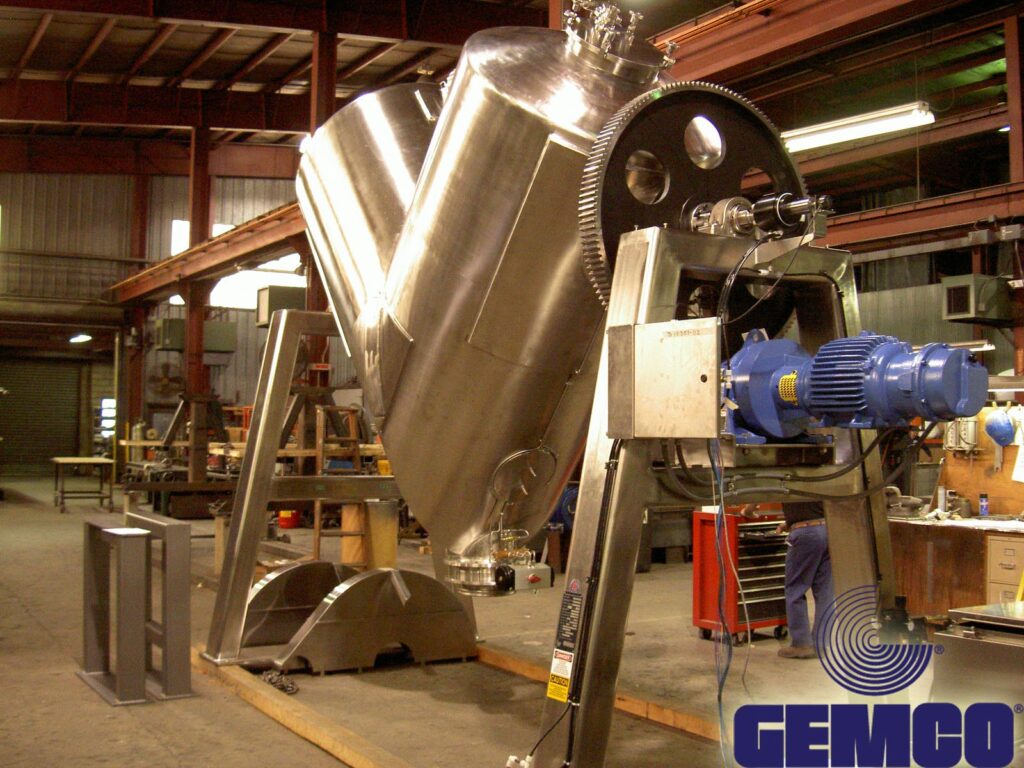 double cone industrial mixers and blenders