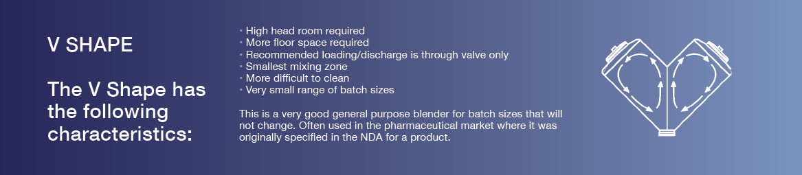 v-shape industrial mixer benefits